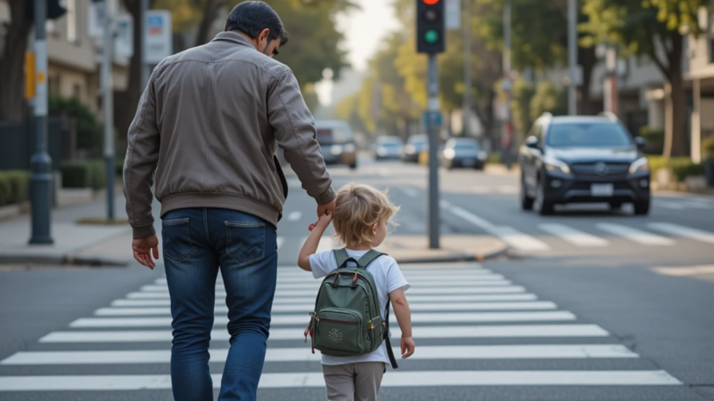 السلامة الطرقية للأطفال: دليل عملي للآباء لحماية أبنائهم خارج المنزل